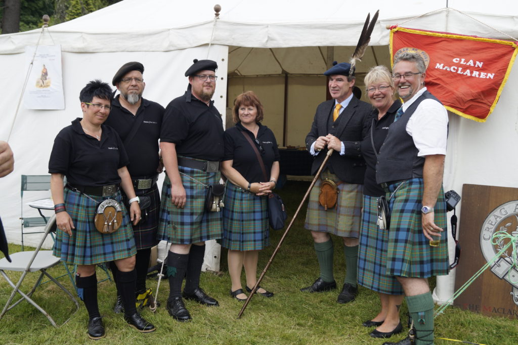 German Members of the Clan MacLaren Society with Clan Chief Donald MacLaren of MacLaren